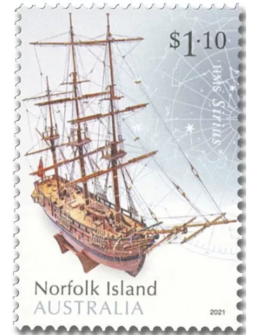 n° 1225/1226 - Timbre NORFOLK Poste