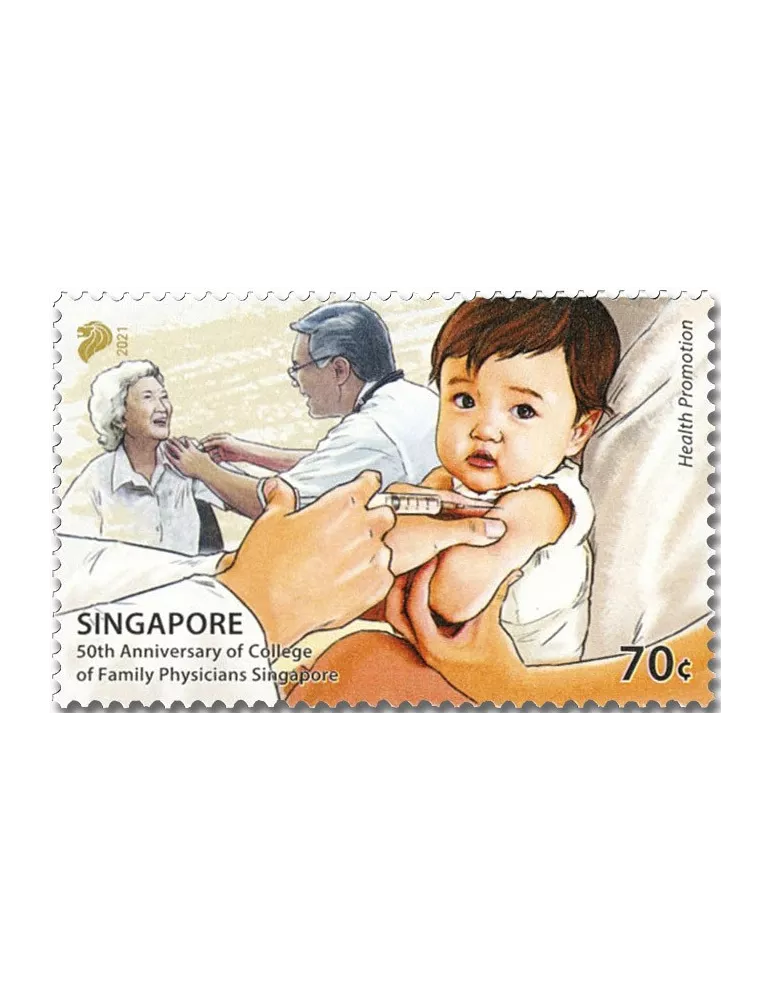 n° 2445/2450 - Timbre SINGAPOUR Poste