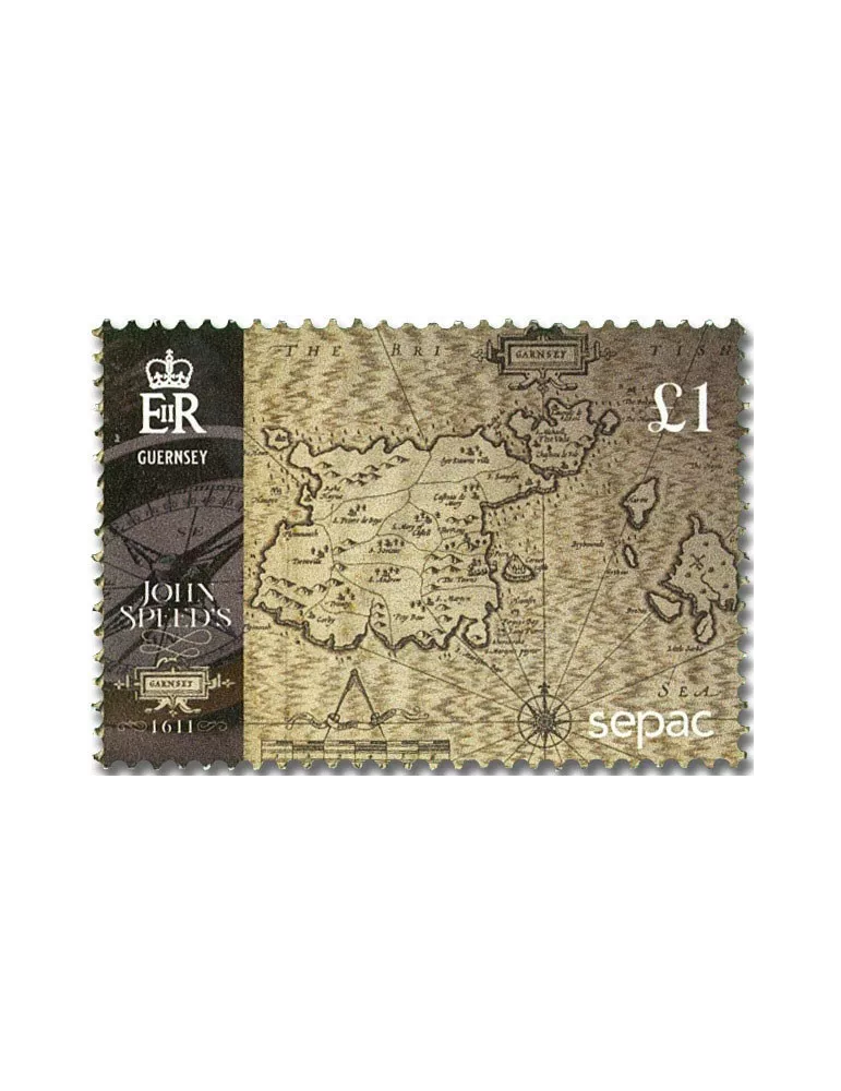 n° 1880 - Timbre GUERNESEY Poste