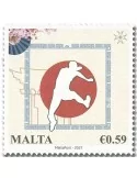 n° 2064/2066 - Timbre MALTE Poste
