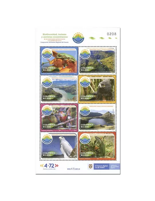 n° 2292/2299 - Timbre COLOMBIE Poste