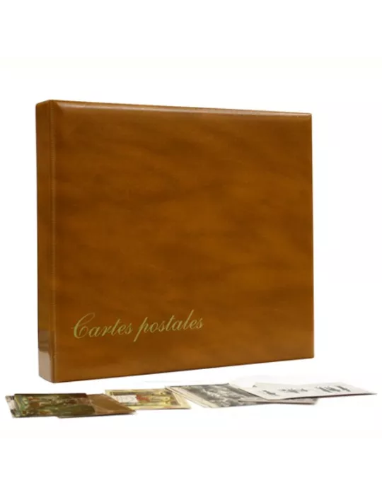 ALBUM CARTES POSTALES LUXE : reliure seule
