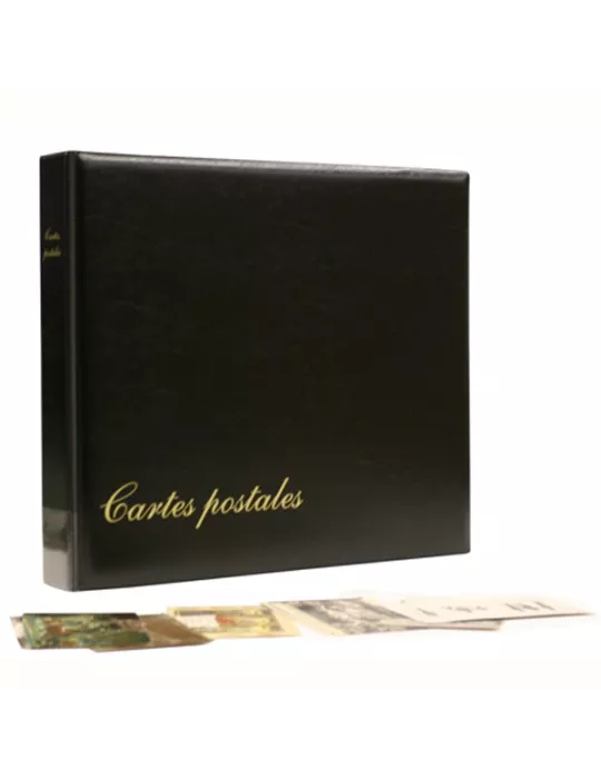 ALBUM CARTES POSTALES LUXE : reliure seule