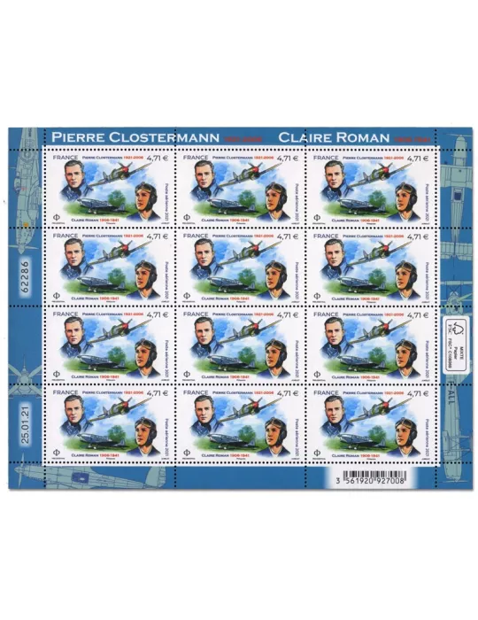 n° F1 - Timbre France Feuillets de France (PA n° 85)