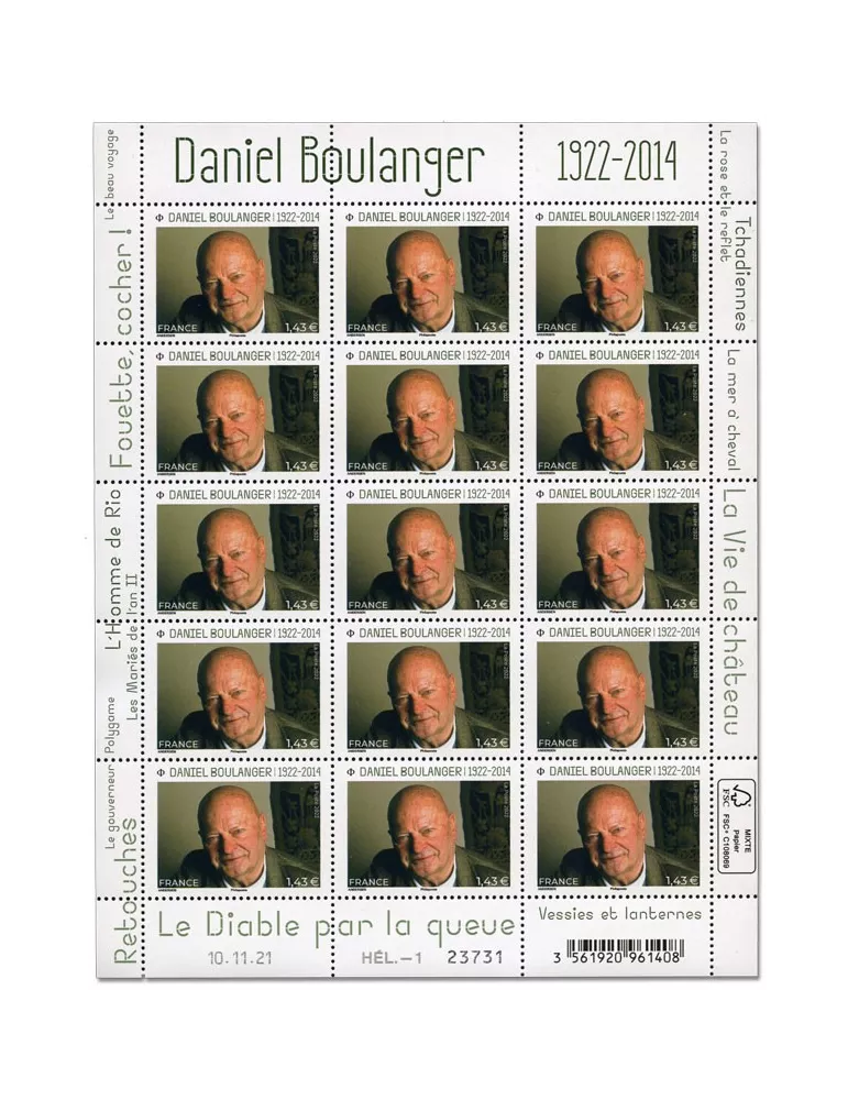 n° F48 - Timbre France Feuillets de France (n° 5547)