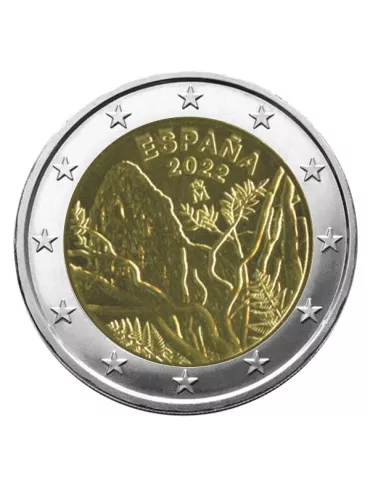 2 EURO COMMEMORATIVE 2022 : ESPAGNE (Parc National de Garajonay)