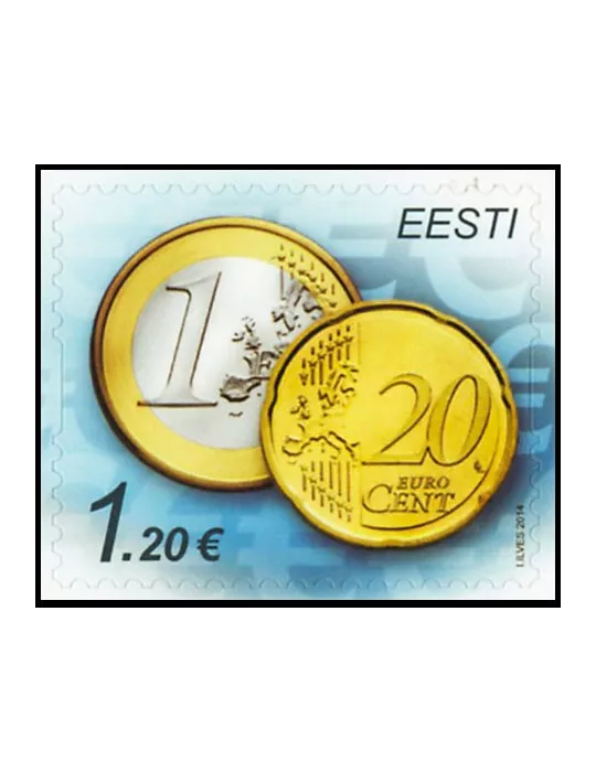 n° 744 - Timbre ESTONIE Poste