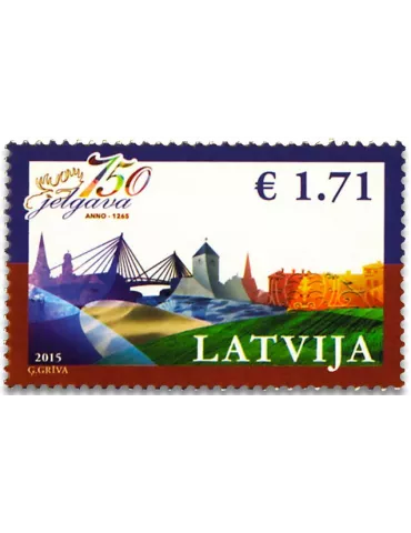 n° 910 - Timbre LETTONIE Poste