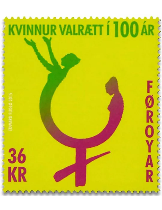 n° 819 - Timbre ILE FEROE Poste