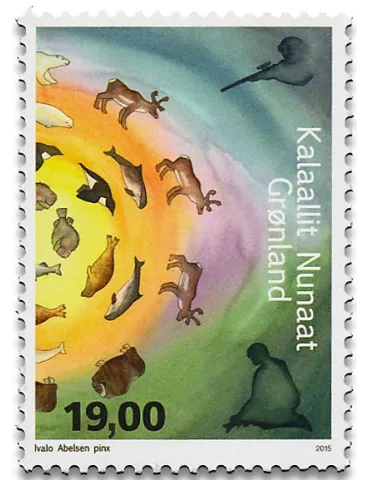 n° 662/663 - Timbre GROENLAND Poste 2