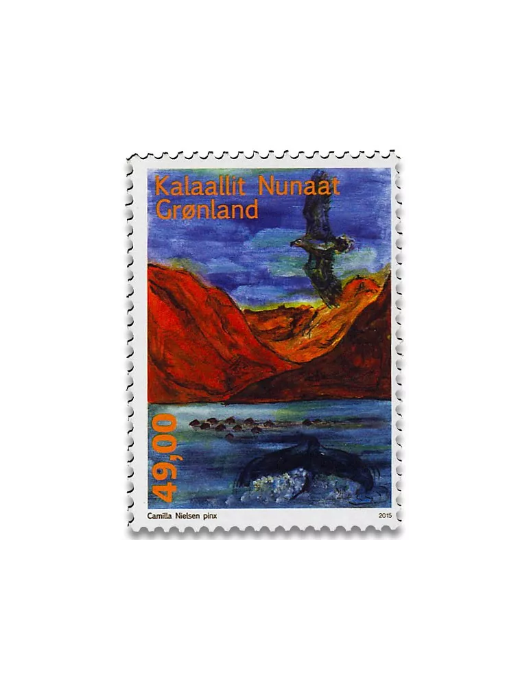 n° 664/665 - Timbre GROENLAND Poste