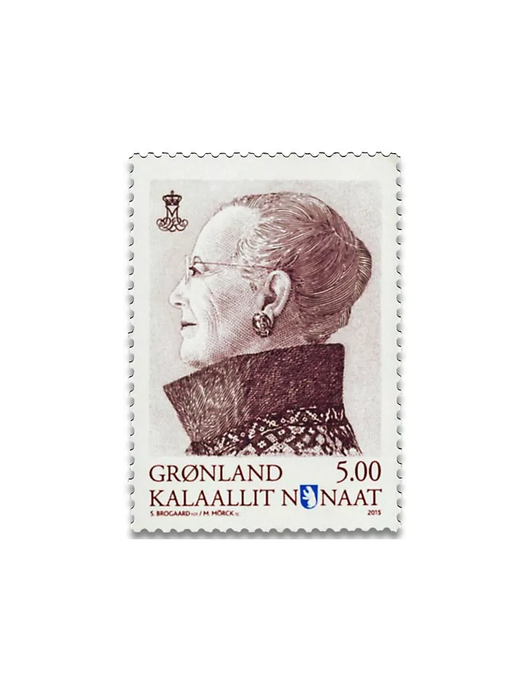 n° 674/675 - Timbre GROENLAND Poste