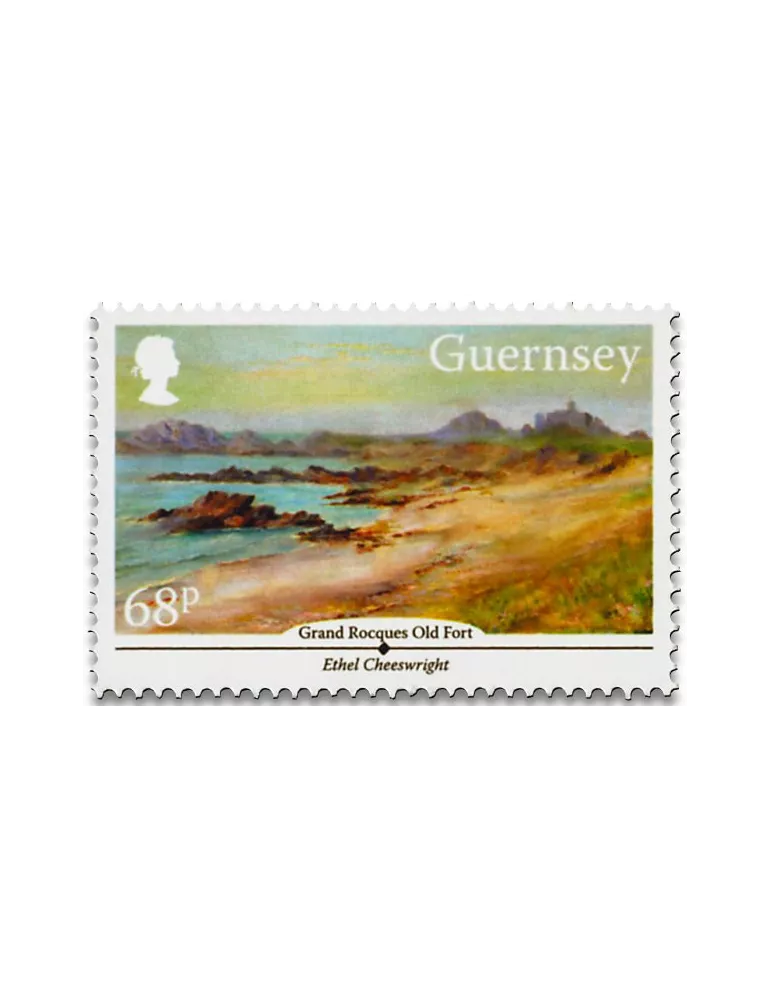 n° 1543 et n°1544/1548 - Timbre GUERNESEY Poste