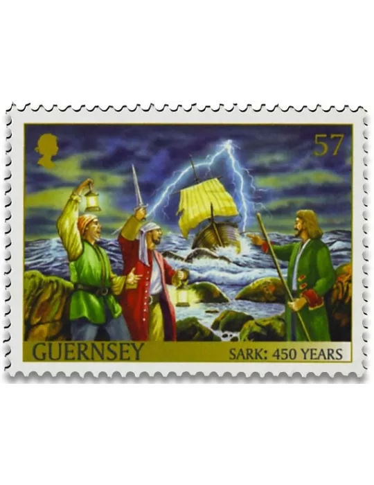 n° 1549/1553 - Timbre GUERNESEY Poste