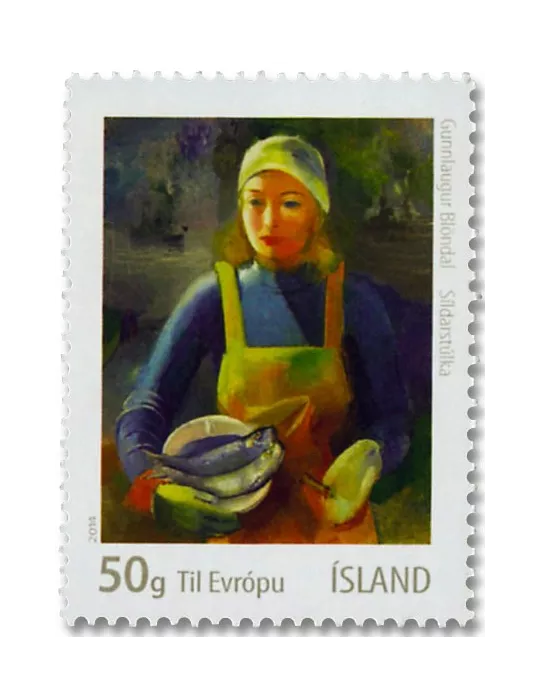 n° 1371/1374 - Timbre ISLANDE Poste