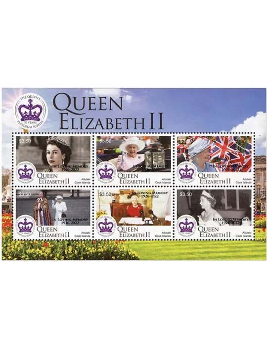 n° 818/823 - Timbre AITUTAKI Poste