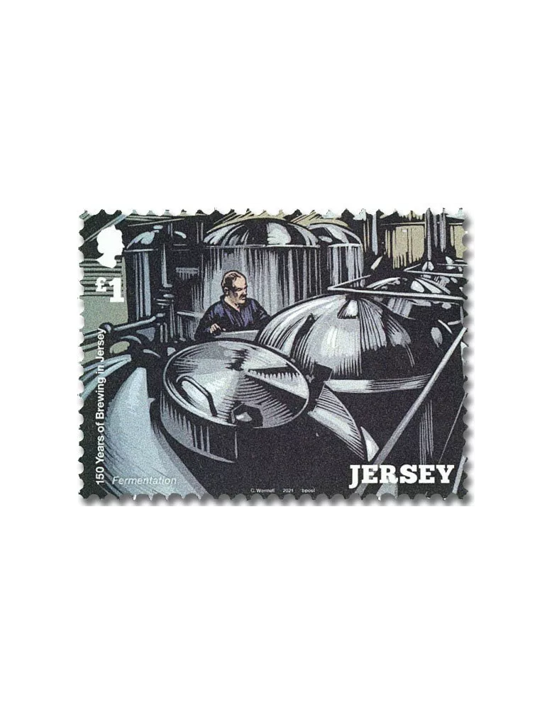 n° 2614/2619 - Timbre JERSEY Poste