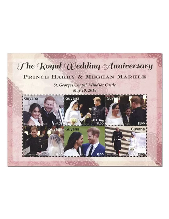 n° 7212/7217 - Timbre GUYANA Poste