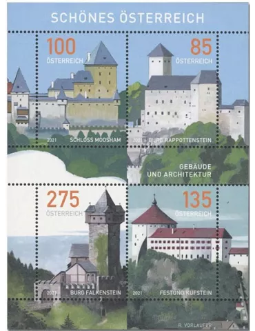 n° 3463/3466 - Timbre AUTRICHE Poste