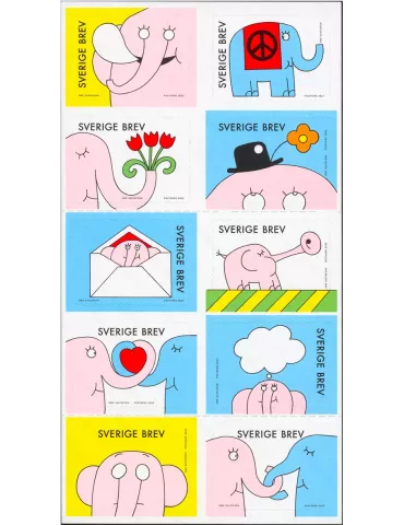 n° 3445/3454 - Timbre SUEDE Poste