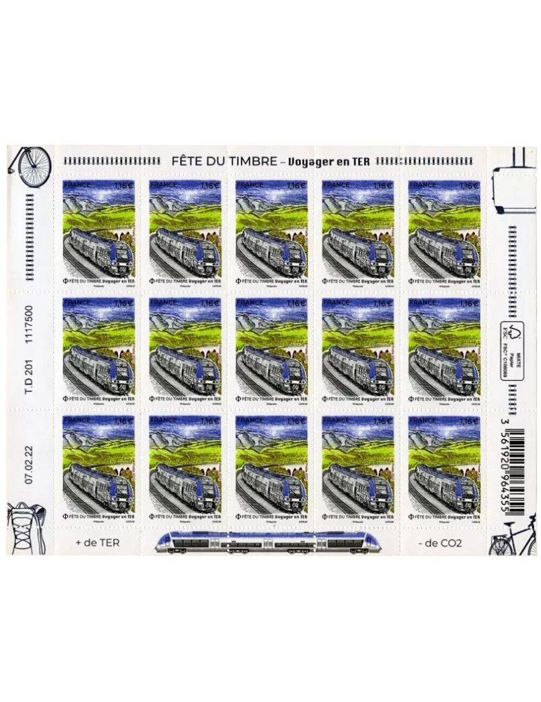 n° F54 - Timbre France Feuillets de France (n° 5562)