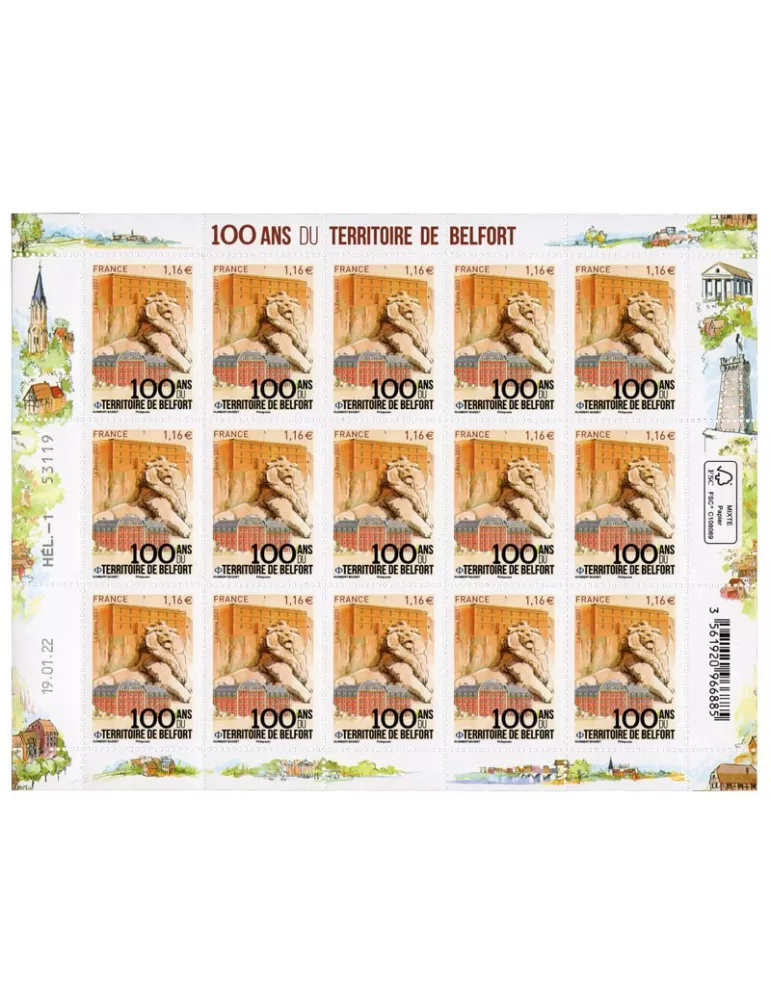n° F55 - Timbre France Feuillets de France (n° 5564)