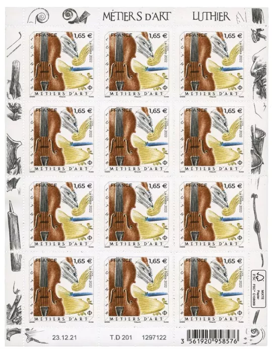 n° F50 - Timbre France Feuillets de France (n° 5555)