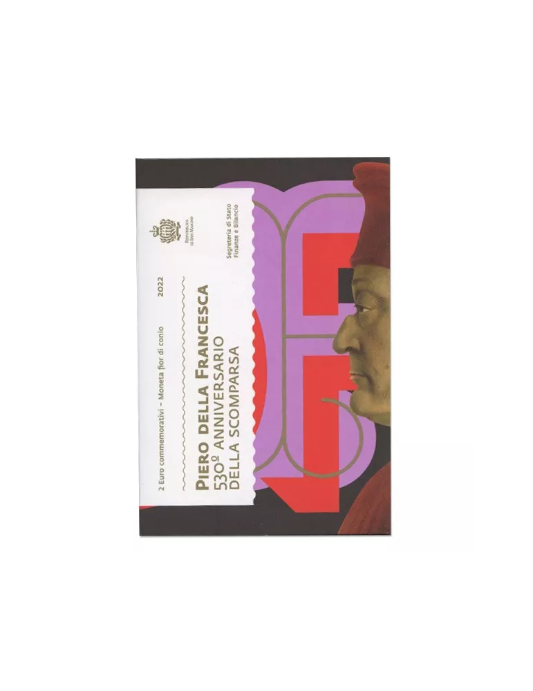 BU : 2 EURO COMMEMORATIVE 2022 : SAINT-MARIN (Piero della Francesca)