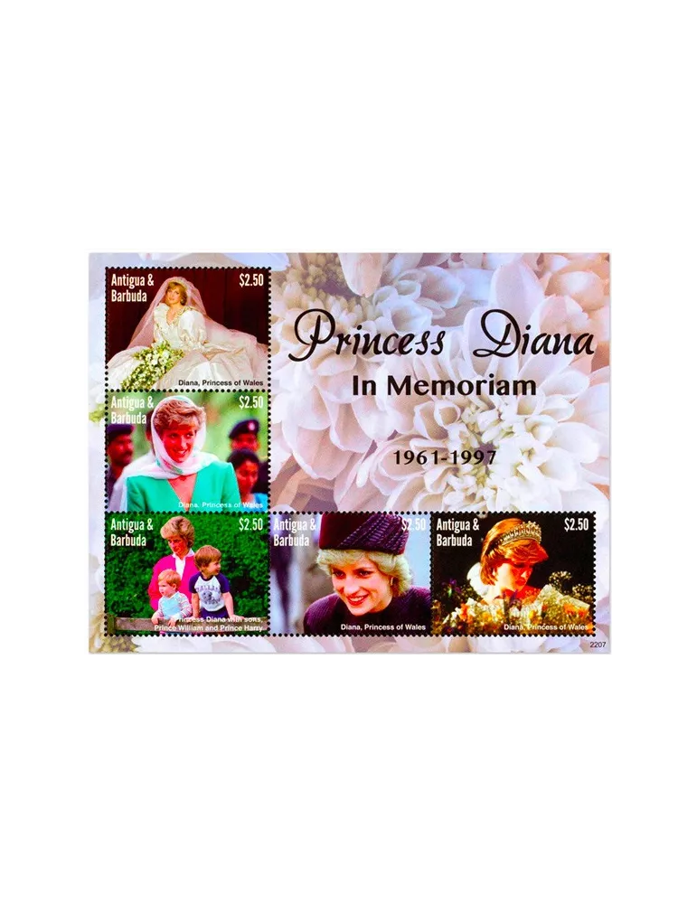 n° 5207/5211 - Timbre ANTIGUA Poste