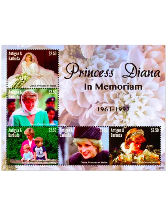 n° 5207/5211 - Timbre ANTIGUA Poste