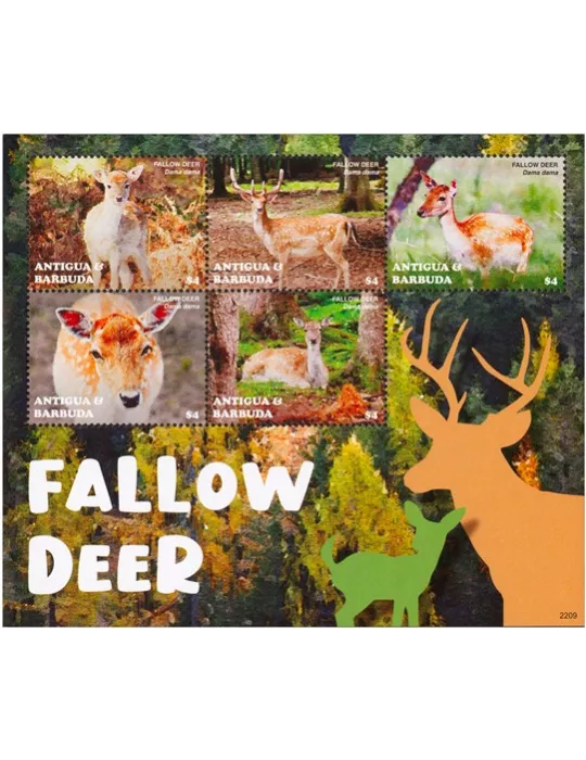 n° 5216/5220 - Timbre ANTIGUA Poste