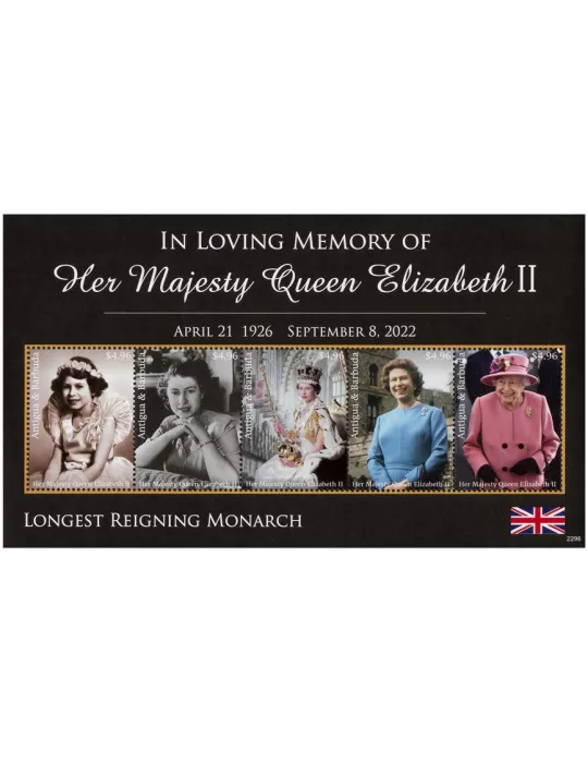 n° 5226/5230 - Timbre ANTIGUA Poste