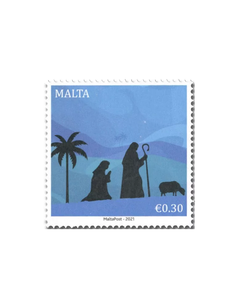 n° 2080/2082 - Timbre MALTE Poste