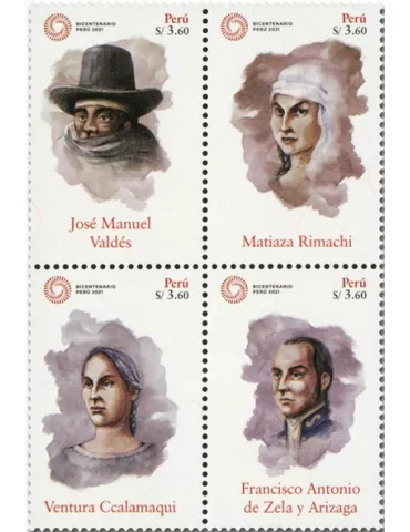 n° 2205/2208 - Timbre PEROU Poste