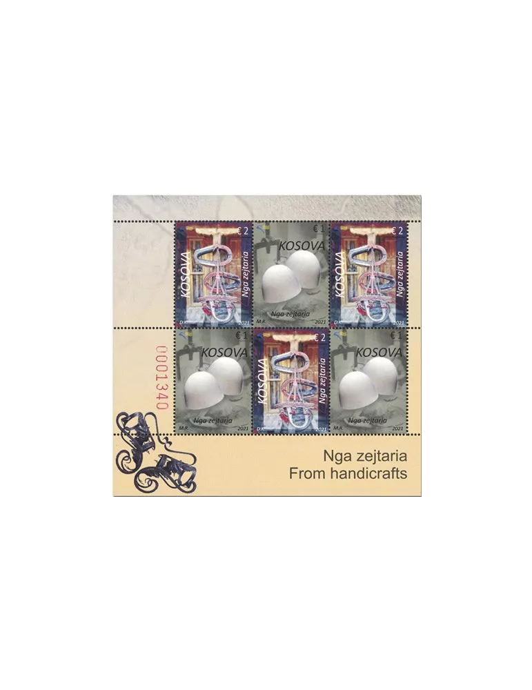 n° 393/394 et BF n° 50 - Timbre KOSOVO Poste