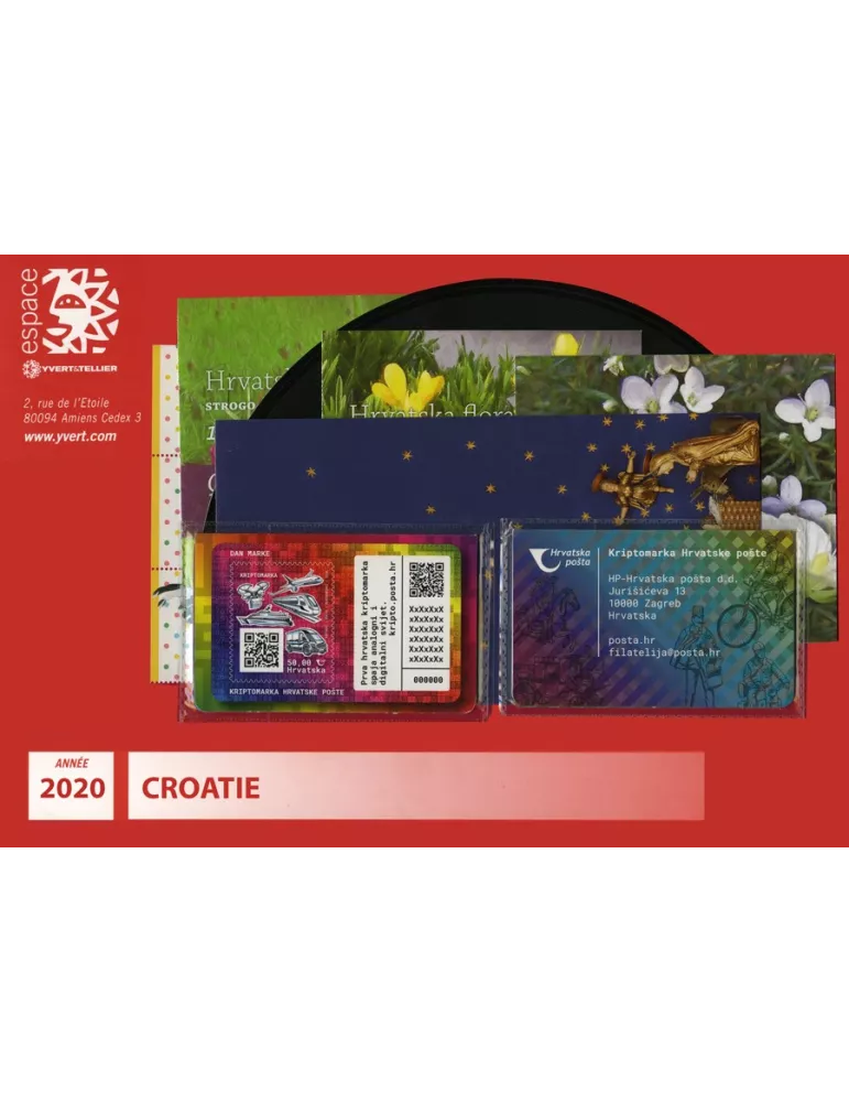 n° 1322/1385 - Timbre CROATIE Année Complète (2020)