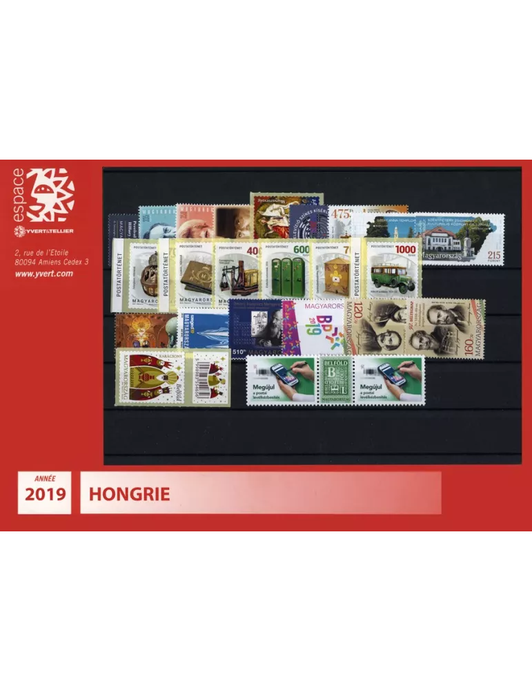 n° 4727/4772 - Timbre HONGRIE Année Complète (2019)
