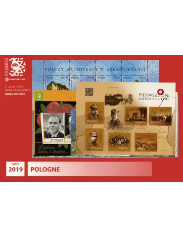 n° 4674/4747 - Timbre POLOGNE Année Complète (2019) 2