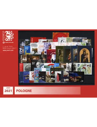 n° 4832/4894 - Timbre POLOGNE Année Complète (2021)