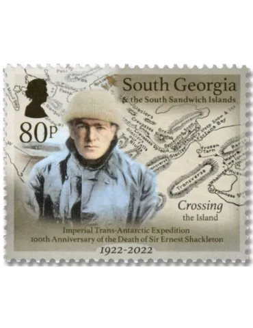 n° 774/777 - Timbre GEORGIE DU SUD Poste 2