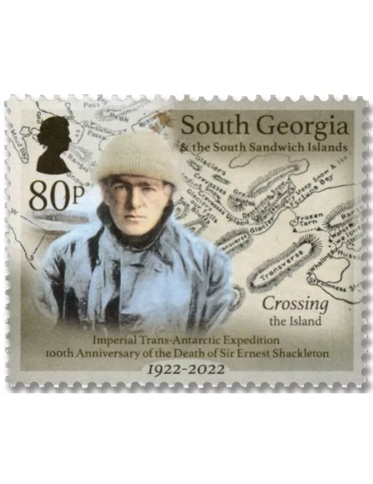 n° 774/777 - Timbre GEORGIE DU SUD Poste