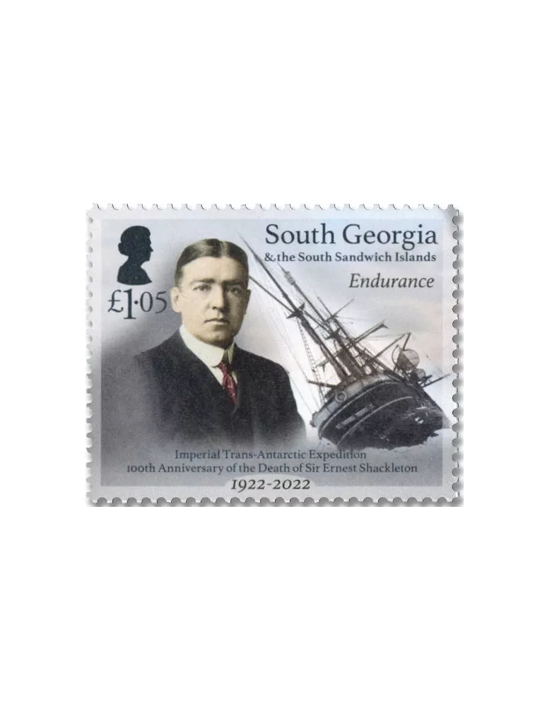 n° 774/777 - Timbre GEORGIE DU SUD Poste