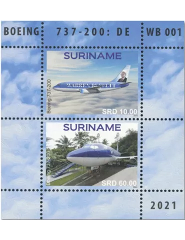 n° 188 - Timbre SURINAM Blocs et feuillets