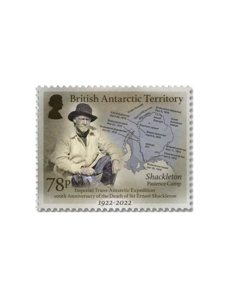 n° 792/795 - Timbre ANTARCTIQUE BRITANNIQUE Poste