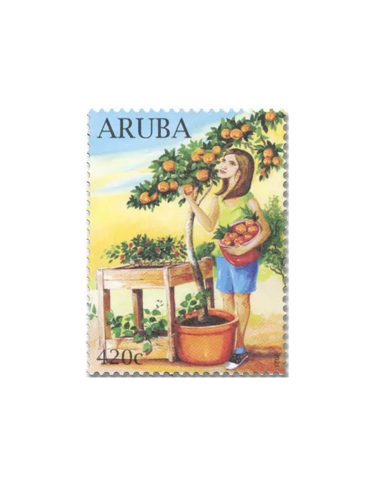 n° 1107/1110 - Timbre ARUBA Poste