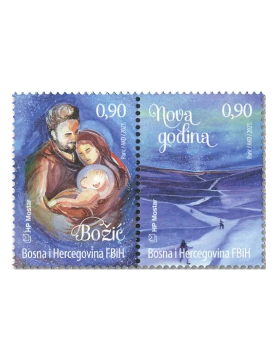 n° 545/546 - Timbre HERCEG-BOSNA Poste