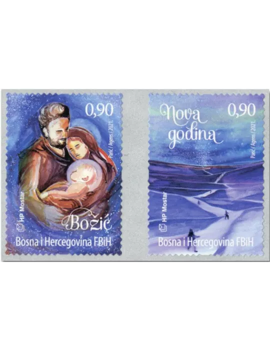 n° 547/548 - Timbre HERCEG-BOSNA Poste
