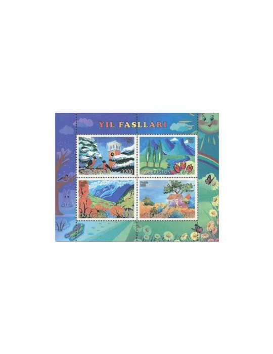 n° 1227/1230 - Timbre OUZBEKISTAN Poste