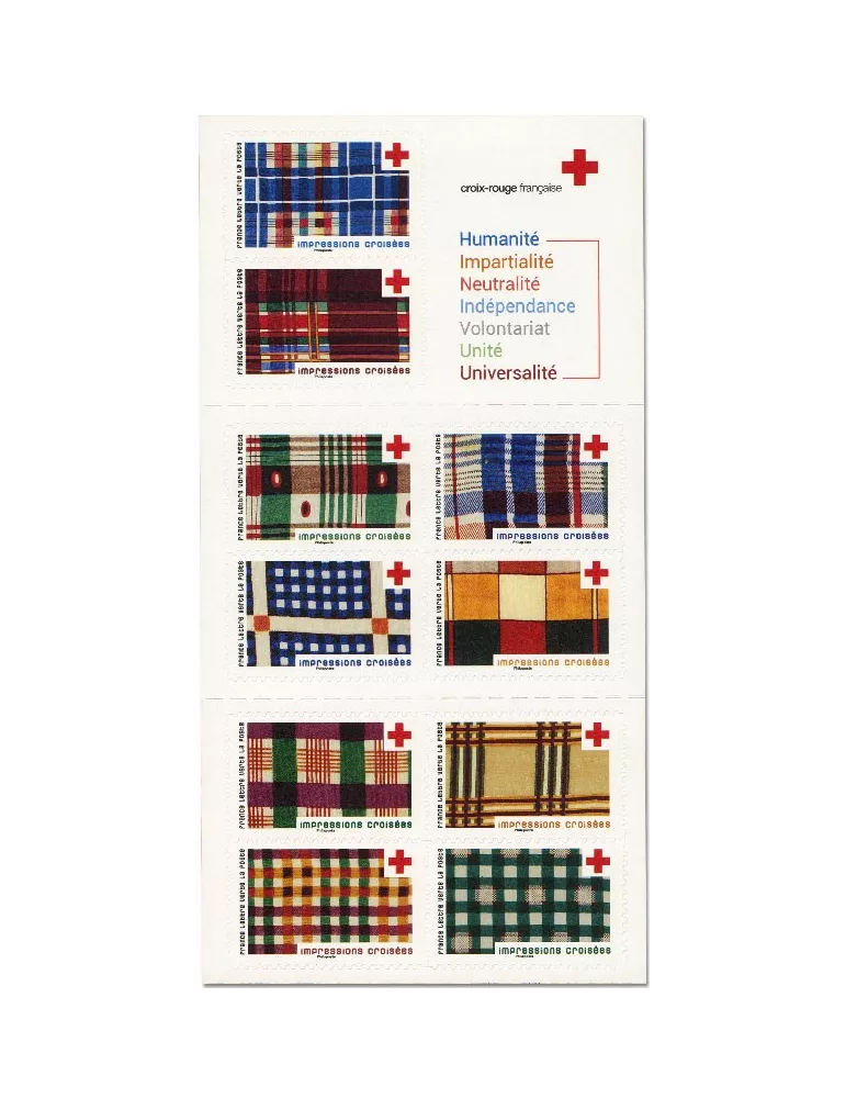 n° 2066 - Timbre France Carnets Croix-Rouge (2022) (BC2123)