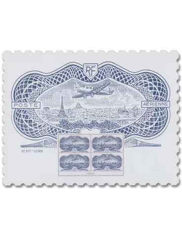 n° 92A - Timbre France poste aérienne (Affiche BURELE ) 2